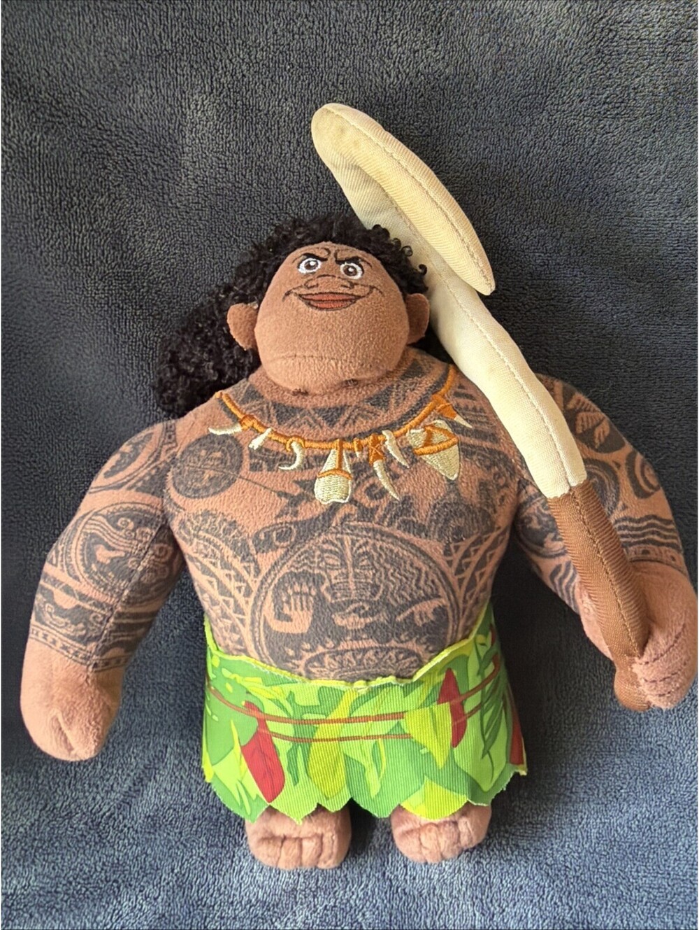 Disney Moana MAUI Demi God 9" Plush Doll Detailed Tattoos & Hook New With Tags